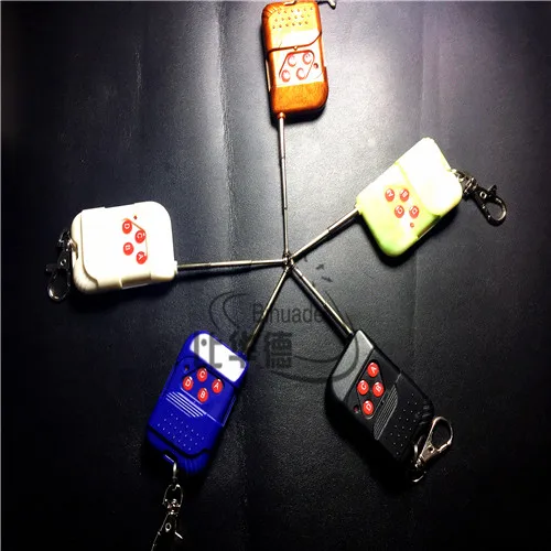 433 МГц передатчик беспроводной красного дерева 4 канала копия кода дистанционное