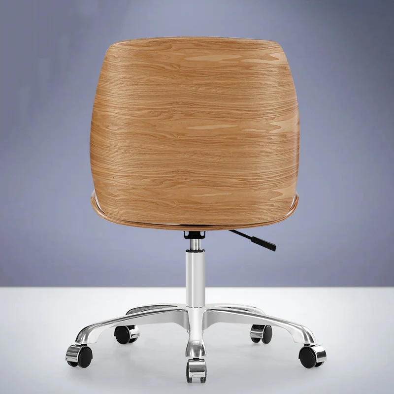 Офисные кресла из массива дерева в скандинавском стиле простой компьютерный
