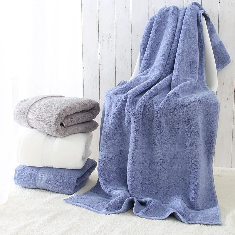 

High Quality Pure Thick 800g Large Towel 80*160 Adult Household Cotton Hotel Can Be Embroidered With Logo
