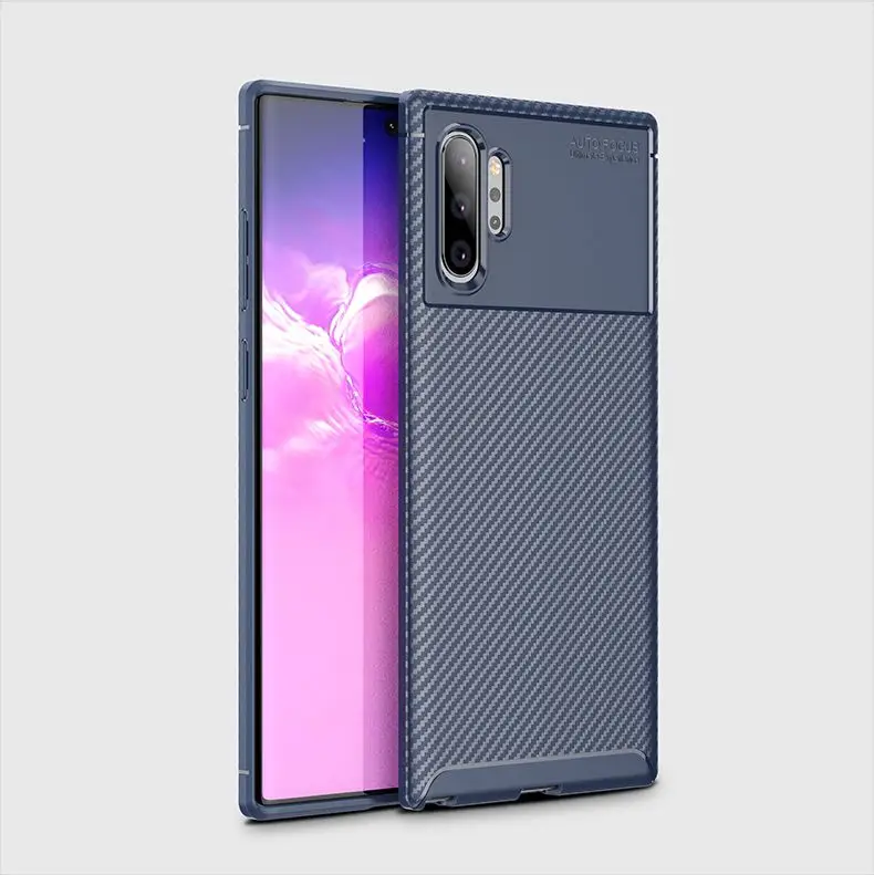 Чехол из углеродного волокна кремнезема для samsung Galaxy S9 Note10 Plus, чехол из ТПУ для samsung Note10 S9plus Galaxy Note9