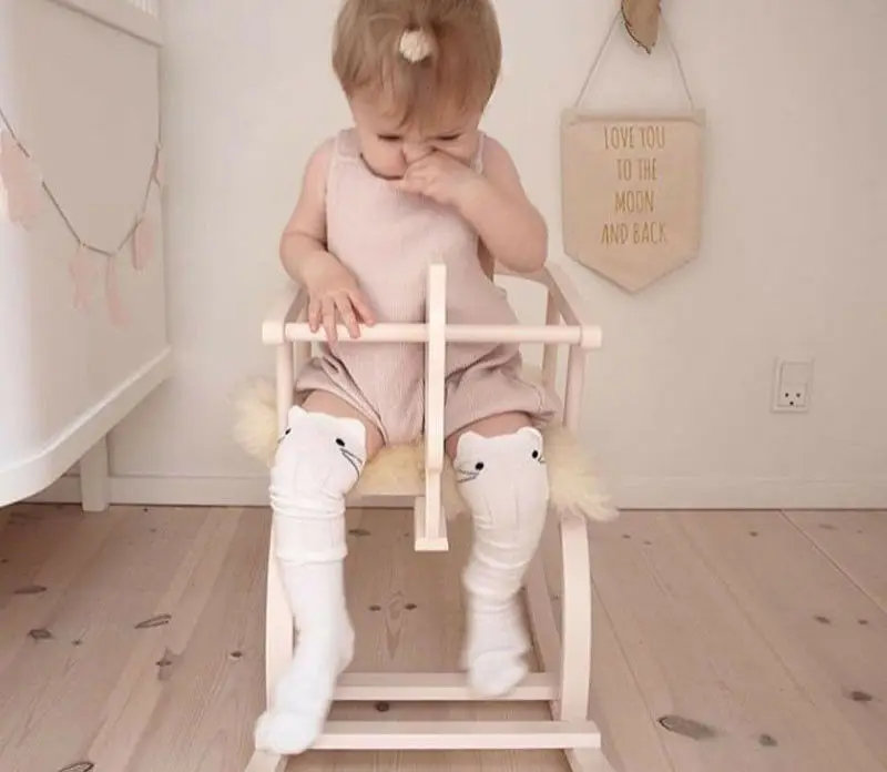 Pudcoco-medias de algod&oacute;n con dibujos animados para ni&ntilde;os y ni&ntilde;as, medias altas hasta la rodilla, c&aacute;lidas, accesorios de dibujos animados para gatos, 0-4T-1