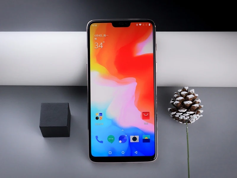 Разблокированный мобильный телефон Oneplus 6 A6003 с глобальной версией 4G LTE 6,2" 8 ГБ ОЗУ 128 Гб Две sim-карты Snapdragon 845 телефон