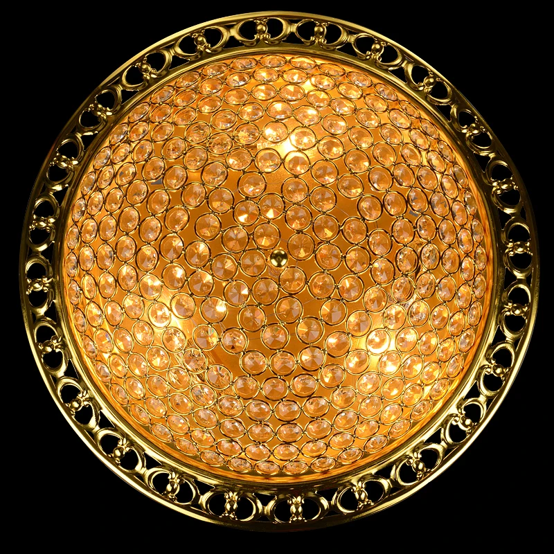 

Современная креативная круглая потолочная лампа N013 из хрустального Гипсофилы для гостиной