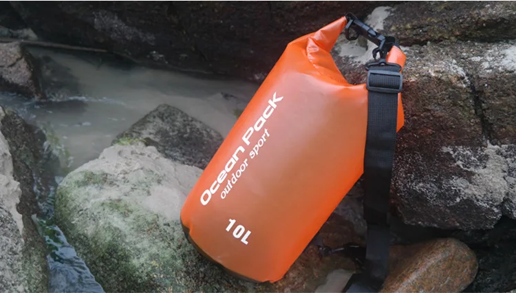 2L 5L 10L полупрозрачная водонепроницаемая сумка для хранения сухая сумка для плавания сумка для каноэ каяк Рафтинг Спорт на открытом воздухе кемпинг речной трекинг
