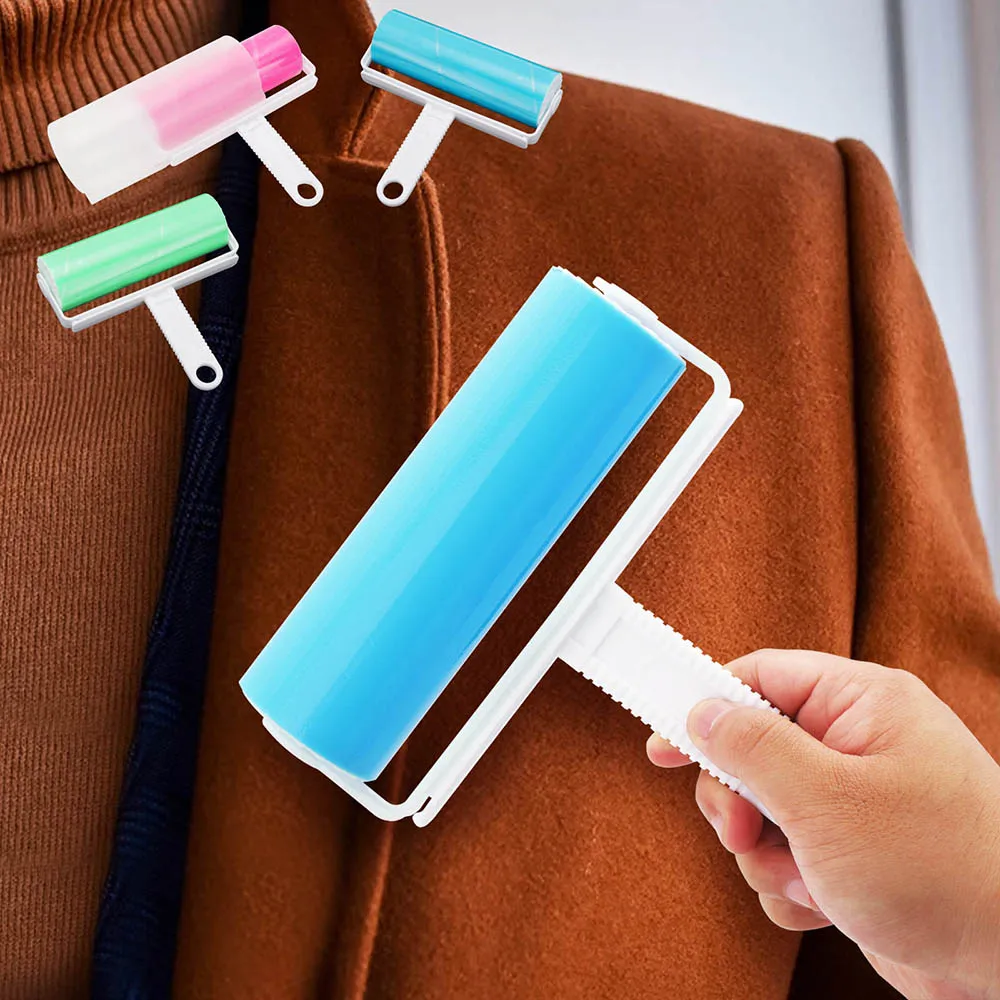 

1pcs Sticky Picker Cleaner 16cm Pet Rubber Brush Washable Reusable Catcher Roller Clothes Lint Cleaning Home Accessories