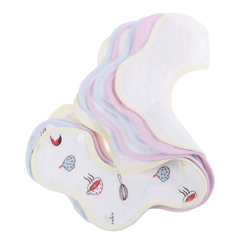 Babero giratorio de algod&oacute;n suave para beb&eacute;, Baberos redondos de 360 grados, estilo de flores, Bandana para reci&eacute;n nacido, pa&ntilde;os para eructar, bufanda de alimentaci&oacute;n-4