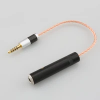 hifi 4 4mm trrs balanced male to 6 35mm trs 3pin female audio adapter cable 4 4mm to 14 6 35mm upocc single crystal copper