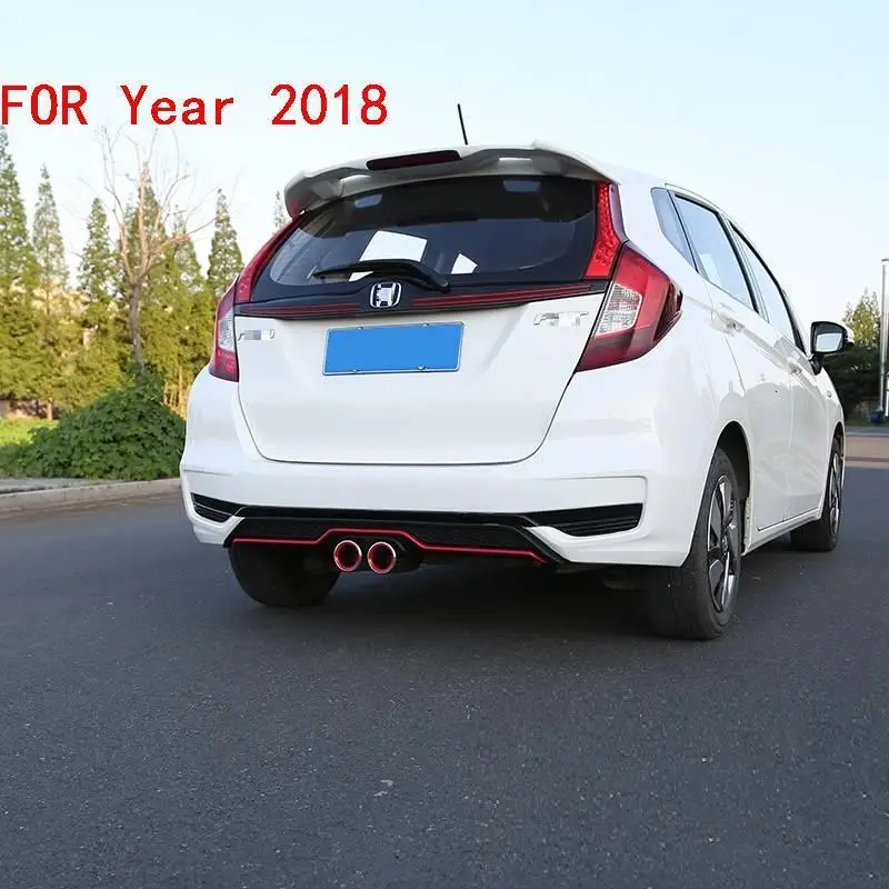 Automovil модифицированный Стайлинг молдинги модификация тюнинг передний автомобиль губы задний диффузор бамперы 14 15 16 18 для Honda Fit