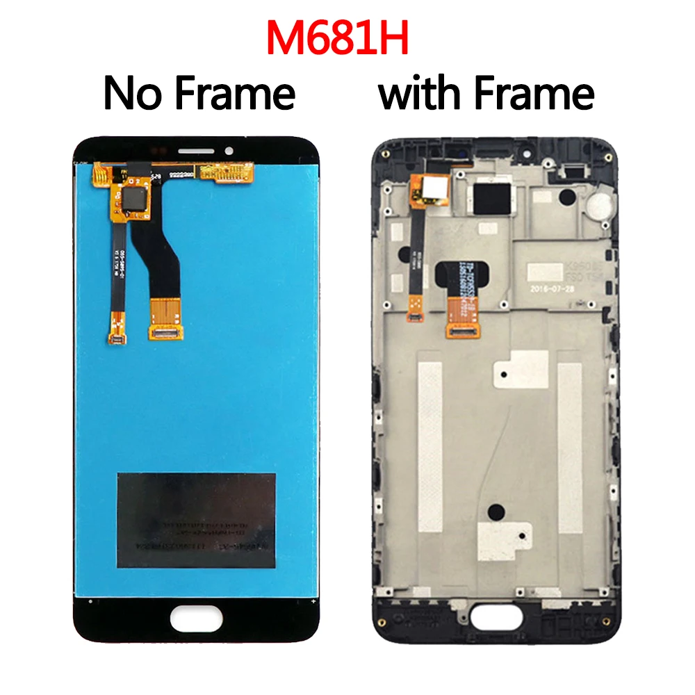 Оригинальный ЖК дисплей для Meizu M3 Note L681H M681H сенсорный экран с рамкой дигитайзер 3