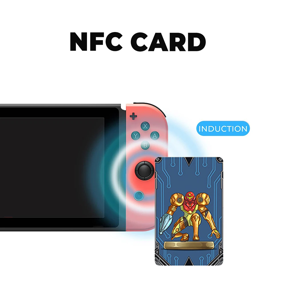 Мини-карта NFC для Metroid Dread Samus/e.m.i (последняя версия) 8 шт. Amiibo Nintendo Switch/Switch Lite/Switch OLED/Wii