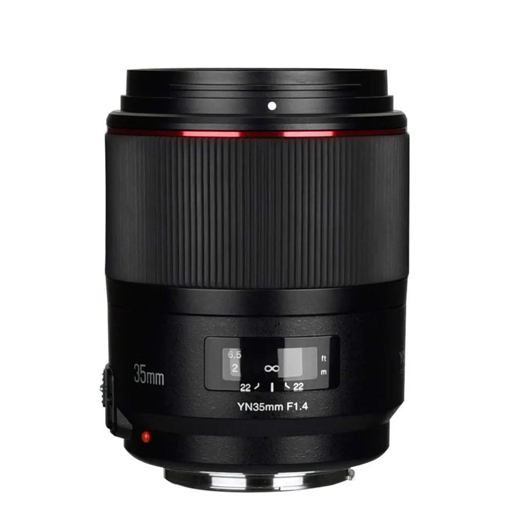 Объектив YONGNUO для камер YN35mm F1.4 стандартная широкоугольная основная линза с яркой