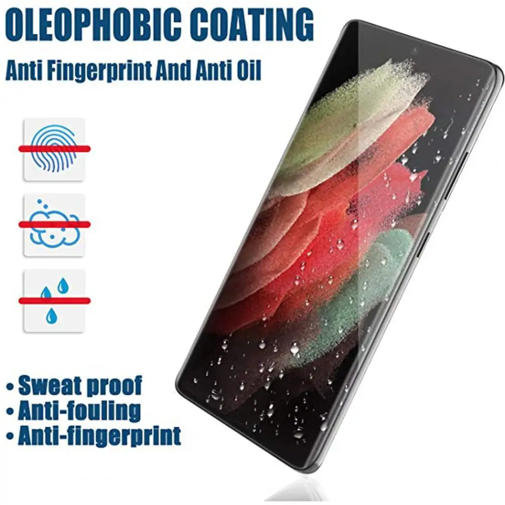 

Full glue cover ceramic tempered glass for Samsung Galaxy S21 S20 Note 20 UltraS20 S10 S9 S8 Note 10 Plus 9 8 screen protector