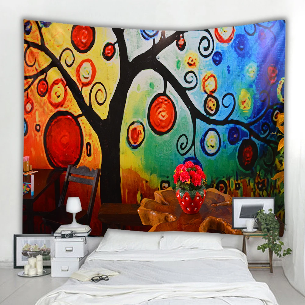 Ван Гог разных цветов с рисунками цвет уникальный Мандела настенный