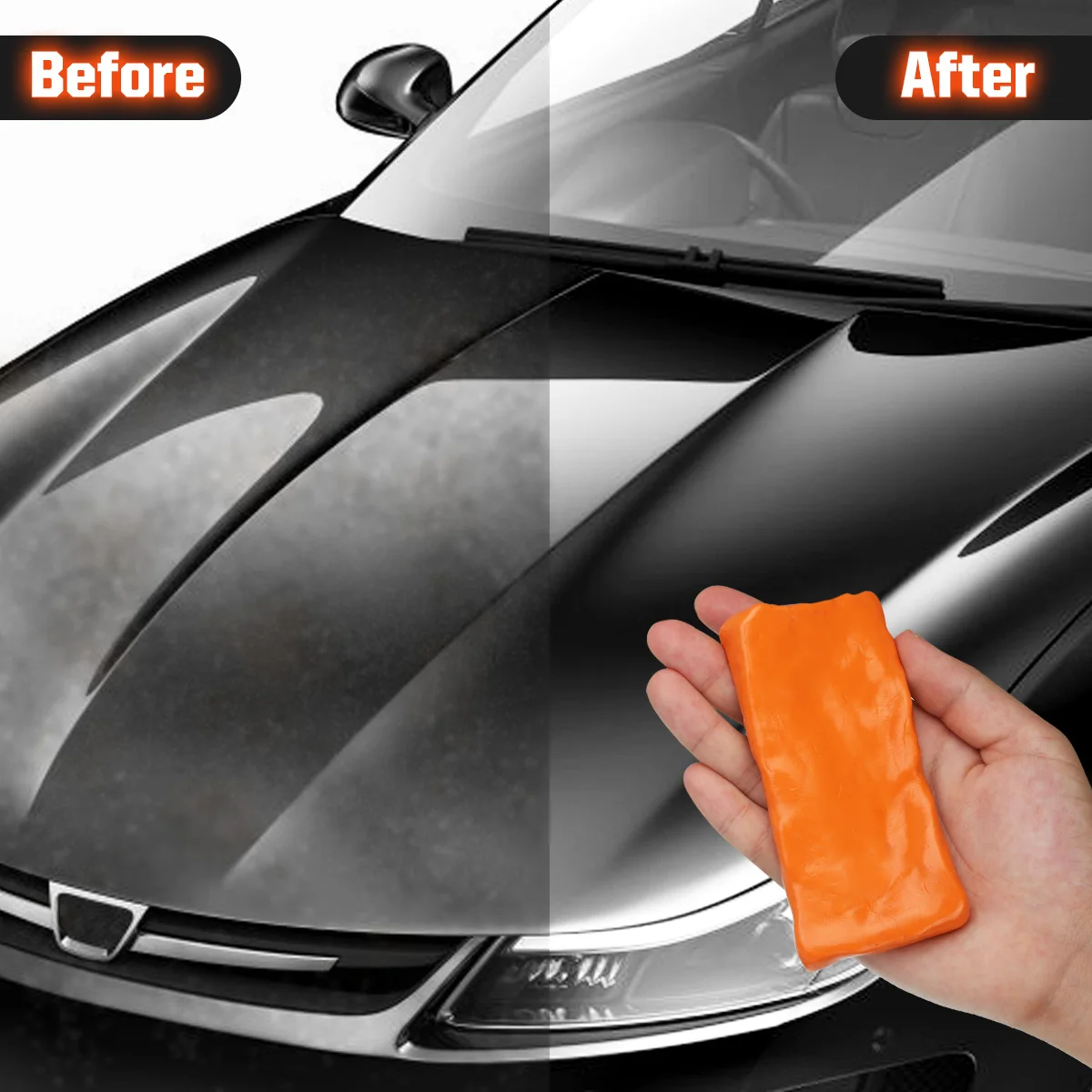 

3 Pcs Car Wash Mud 100g Auto Detailing Clay Bar Washing and Adsorption Capacity for Cleaning Cars RV Boats Bus Accessories