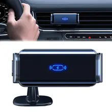 Electric Induction Mobile Phone Holder Mini Car Phone Holder Air Vent Hook For IPhone Xiaomi Infrared Sensor Phone Holder Mount