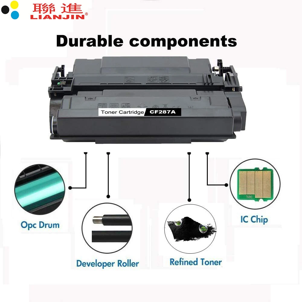 Тонер картридж 87A CF287A 287 для hp Laserjet Enterprise M506 M506dn MFP M527dn M527f Pro M501n M501dn