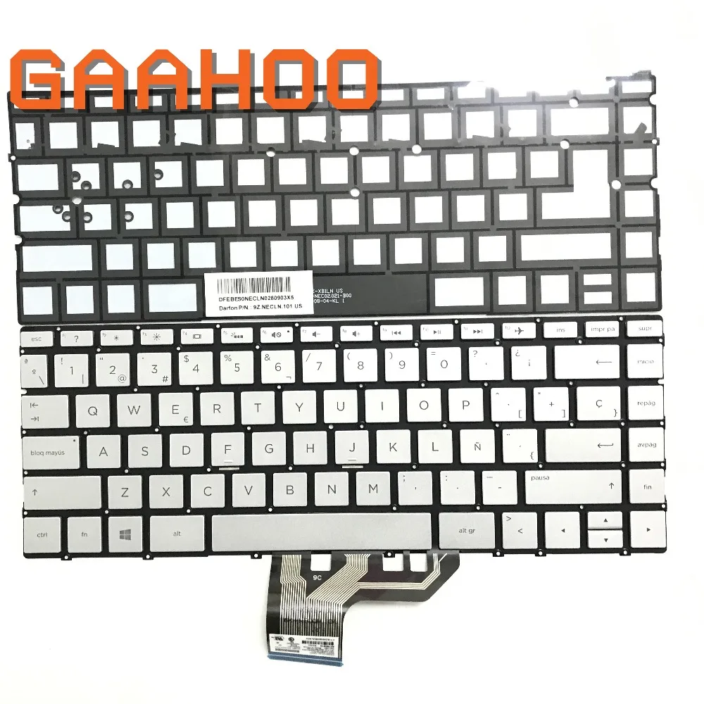 

Brand new original Keyboard for HP Spectre x360 13-W 13-W000 13-W010CA 13-W013DX SP SPAIN Keyboard Sliver and Backlit frame