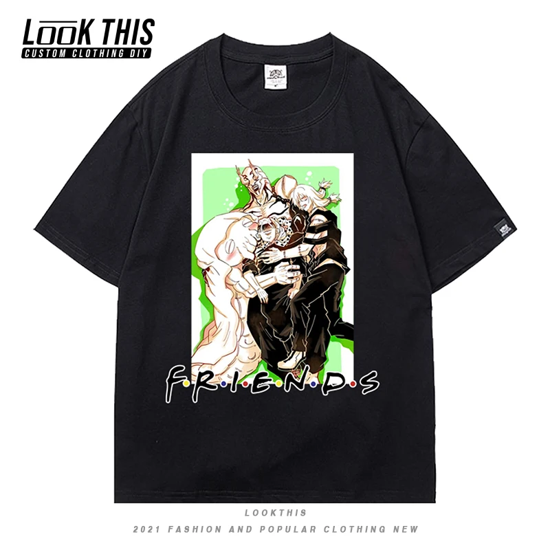 

Jujutsu Kaisen Summer 2021 Short Sleeve T Shirt Harajuku Cool Teens Kids Oversized T Shirts Boy Girls Anime Print Tops & Tees