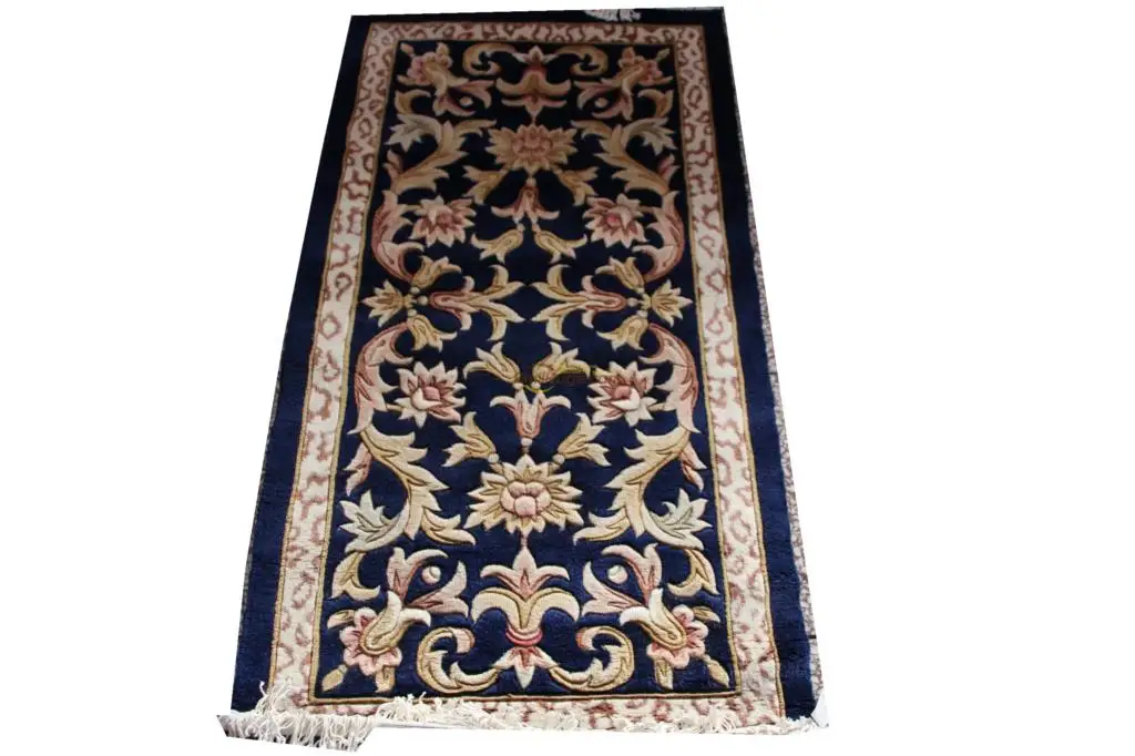 

Thick And Plush European Savonnerie Rug Antique Chinese Hand-made Wool Wall Art Geometric Antique Wool Rug Carpet lcw
