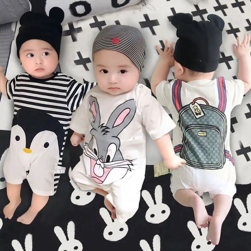 

2020 Brand Summer Clothing Baby Body Rompers Clothing Babies Toddler's Clothes Cotton Costume Onesie Kids Pyjamsa Newborn Infant