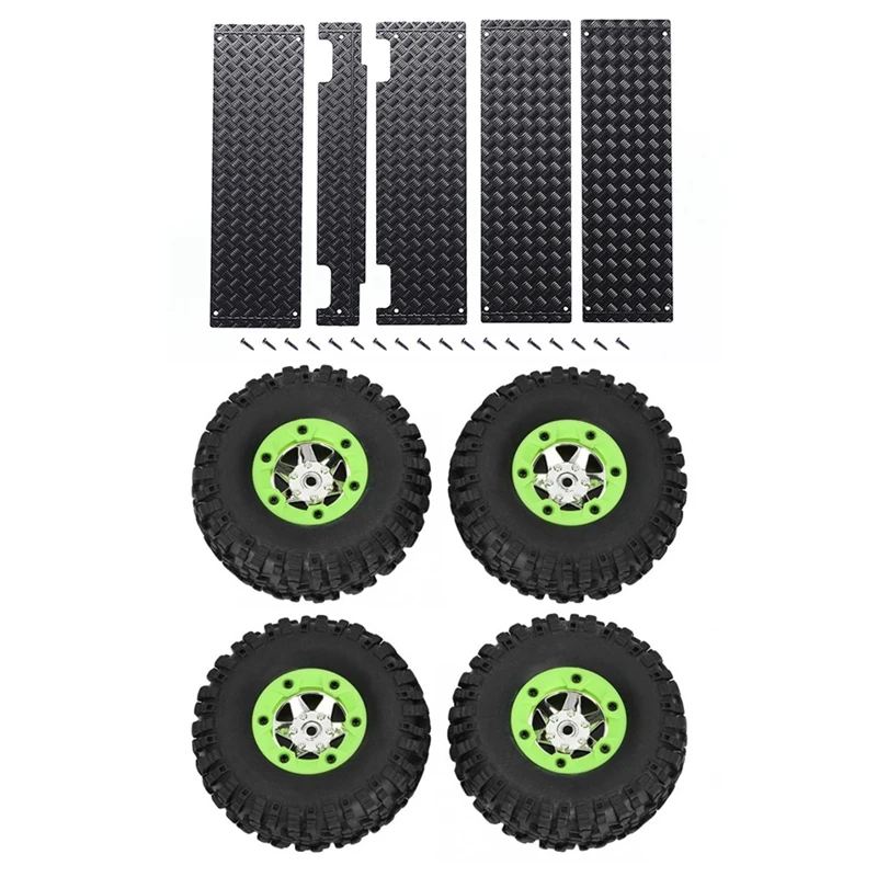 

4 шт. левая и правая шины для Wltoys 12428 12423 12427 и 1 комплект для MN86S MN86 MN86KS багажная стойка противоскользящая пластина