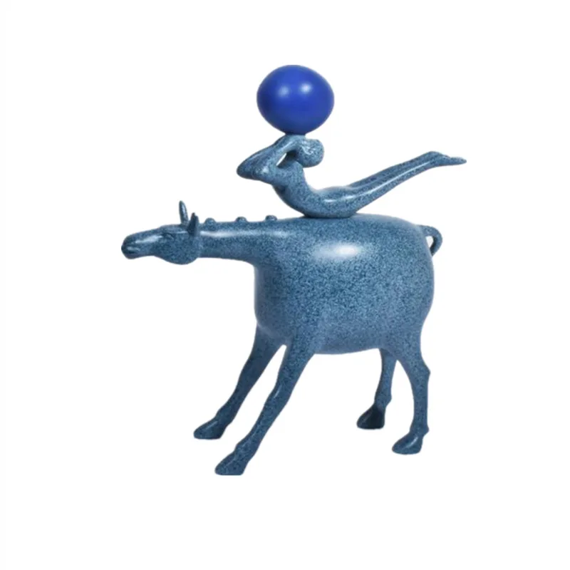 

Современная роскошная фигурка лошади, скульптура, модель, украшение для дома, гостиной, спальни, кабинета, мягкие декоративные поделки