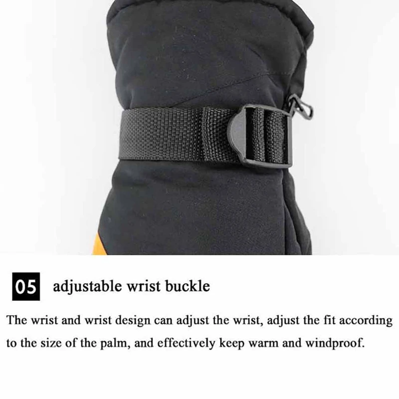 

Winter Skiing Gloves Full Finger Thick Water Resistant Thermal Handwear Outdoor Motorcycle Riding Cycling Gloves