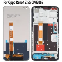 6 57 for oppo reno4 z 5g cph2065 lcd display touch screen digitizer panel glass assembly for oppo reno 4 z 4z lcd screen