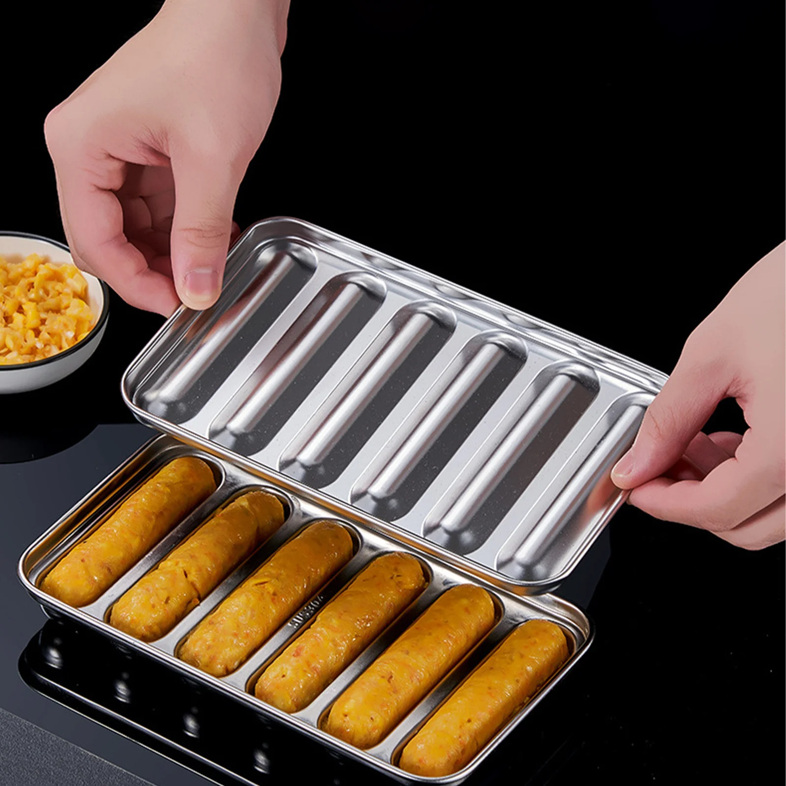 

Sausage Maker Mold 304 Stainless Steel Children's Hot Dog Making Mould Meat Stuffer Kitchen Gadgets And Accessories Baking Tools