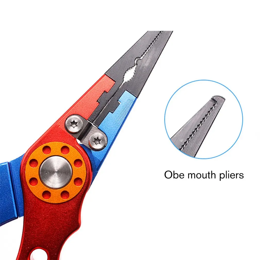 Алюминиевые рыболовные плоскогубцы плетеные кусачки разделенные кольца для