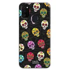 FunnyTechЧехол для Samsung Galaxy M30s  Galaxy M21 l чехол с черепами цвета