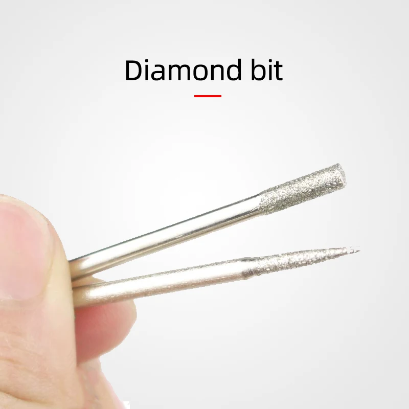 Pinkman 2 30PCS Shank Diamond Grinding Burr Needle Point Engraving Carving Polishing Drill Bit Rotary Tool Set Dremel Accesorios |