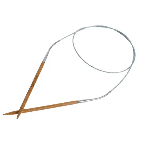 Бамбуковые круглые спицы 4/4.5/5 мм трубка из нержавеющей стали крючок для вязания