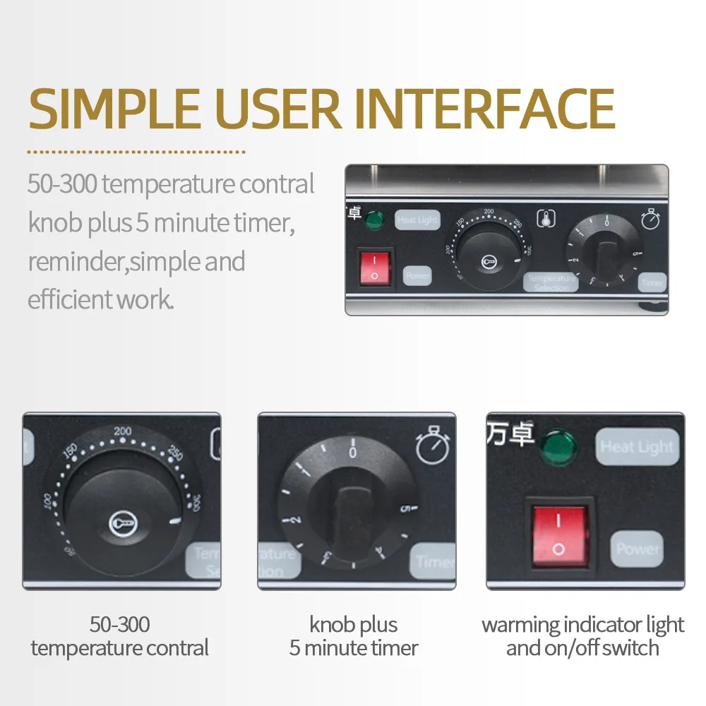 WantJoin коммерческий мини станок для блинов 25 отверстий машина приготовления гриль