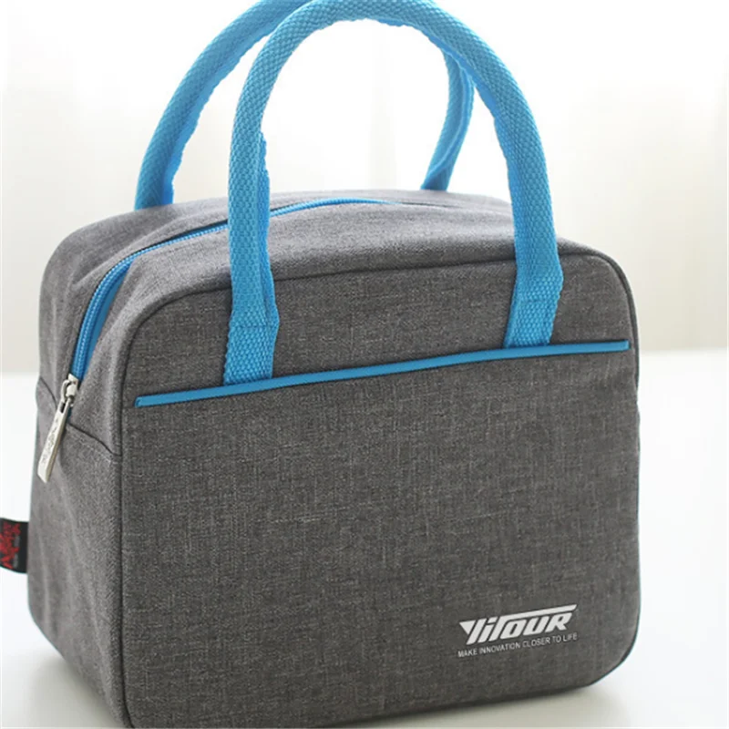Портативная сумка для обеда из ткани Оксфорд изоляционная новая утолщенная
