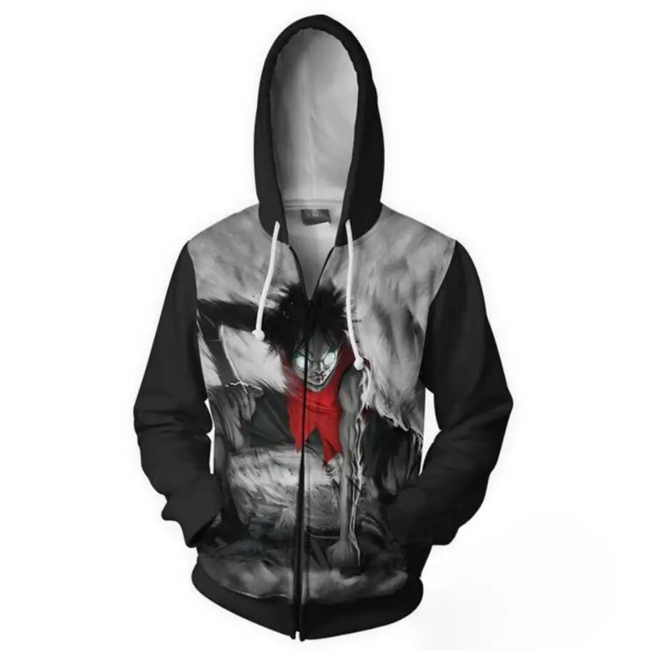 3d Digital Printing ONE PIECE Trafalgar Law Costume Hoodie Cosplay Sweatshirts Clothing Costumes