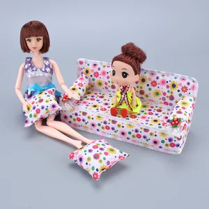 1pcs Doll Fabric Sofa Dolls House Furniture Doll Accessories Pretend Play Toys For Girls