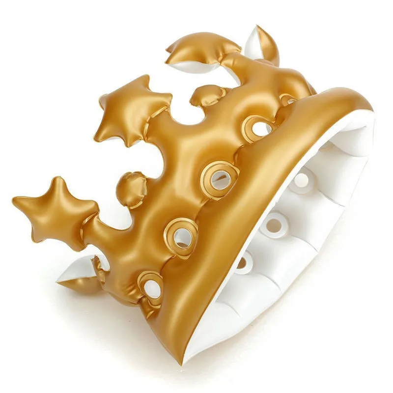 Костюм для косплея надувная Золотая Корона детский день рождения фотореквизит