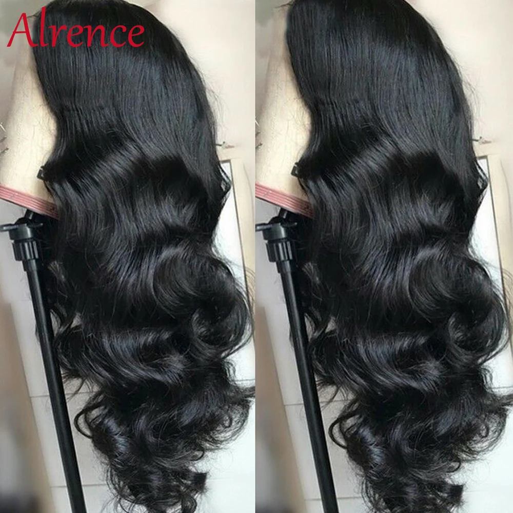 Парики из натуральных волос на кружеве 13X4 невидимые бразильские волосы Remy