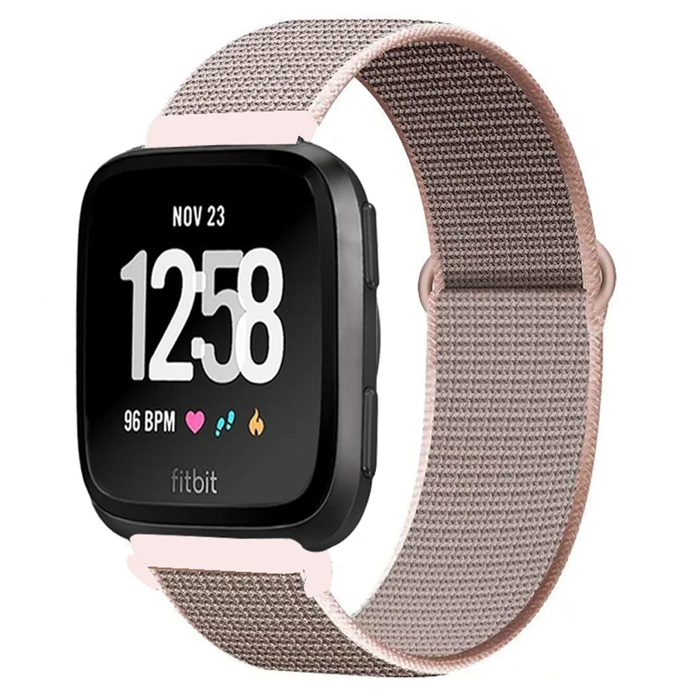 

Strap for Fitbit Versa 2 band correa Smart watch replacment Watchband Nylon Loop Bracelet correa Fitbit Versa 2/Fitbit Libe band