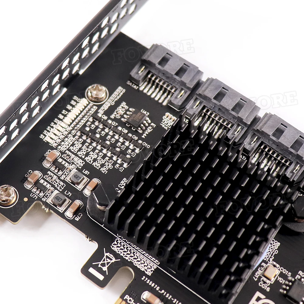 pcie на 10 портов sata 3 iii 30 6 гбитс ssd адапте