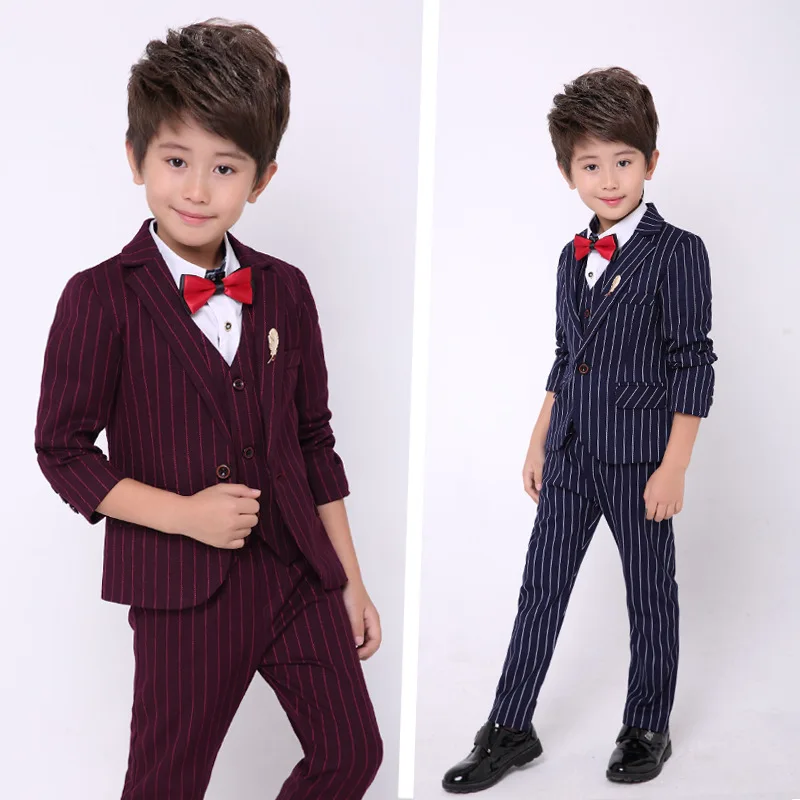 Детский костюм для мальчика свадебное платье смокинг подходящий женского