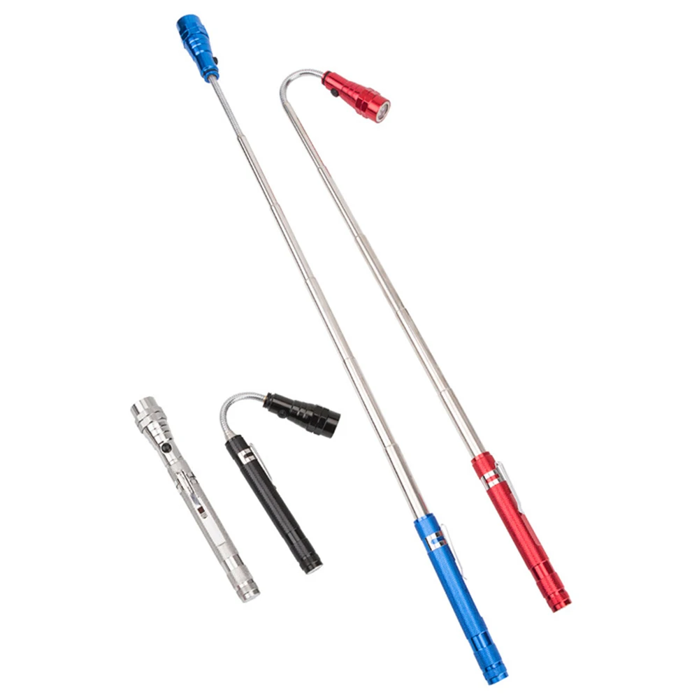 Портативный мини-гибкий Намагниченный фонарик телескопический гибкий 3