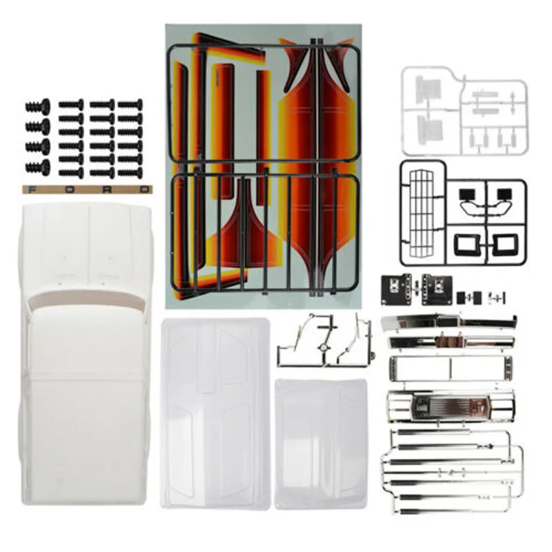 313 мм Колесная база кузова автомобиля Жесткий Пластиковый корпус разобранный