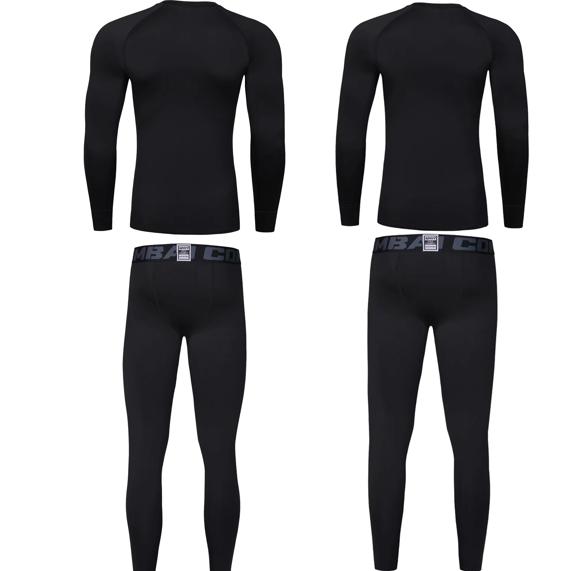 

Hot selling men's compression sportswear quick drying breathable fitness training suit men's sportswear jogging suit thermal und