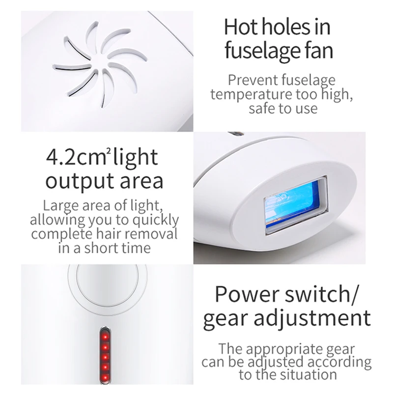 IPL Профессиональный Фотоэпилятор безболезненное удаление волос 800000 вспышек