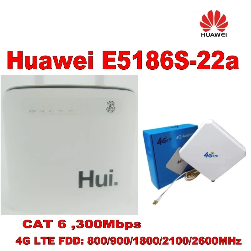 Оригинальный домашний роутер Huawei E5186 E5186s 22a 300 Мбит/с 4g lte беспроводной Wi Fi cpe cat 6 с