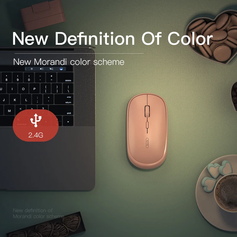 Беспроводная перезаряжаемая мышь Sky Wireless Mouse 2 4 ГГц бесшумная 1600 DPI регулируемая