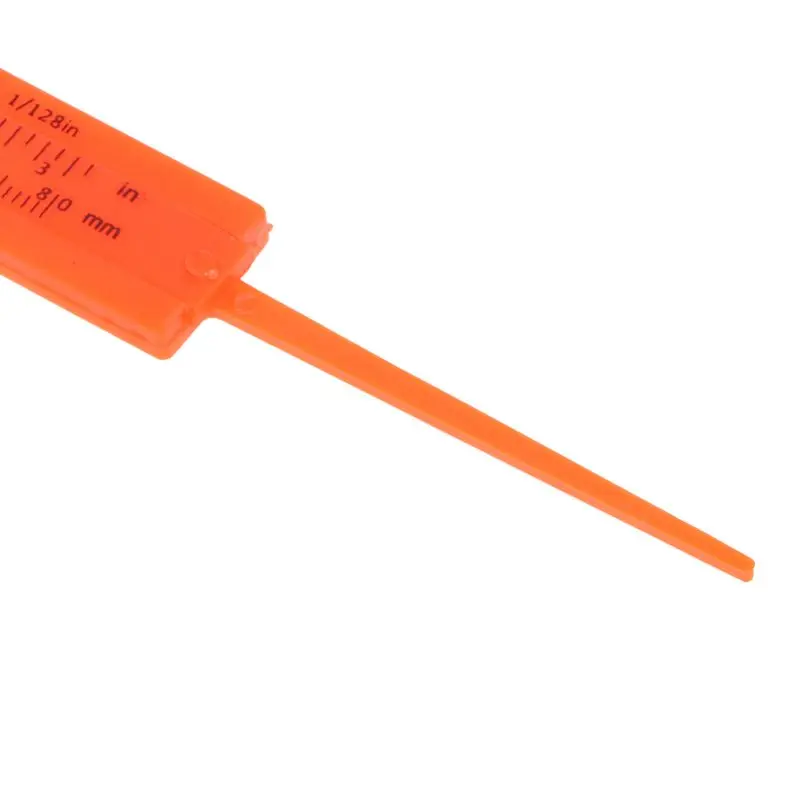 Новый 1 шт. мини пластиковая линейка раздвижные 80 мм штангенциркуль прибор