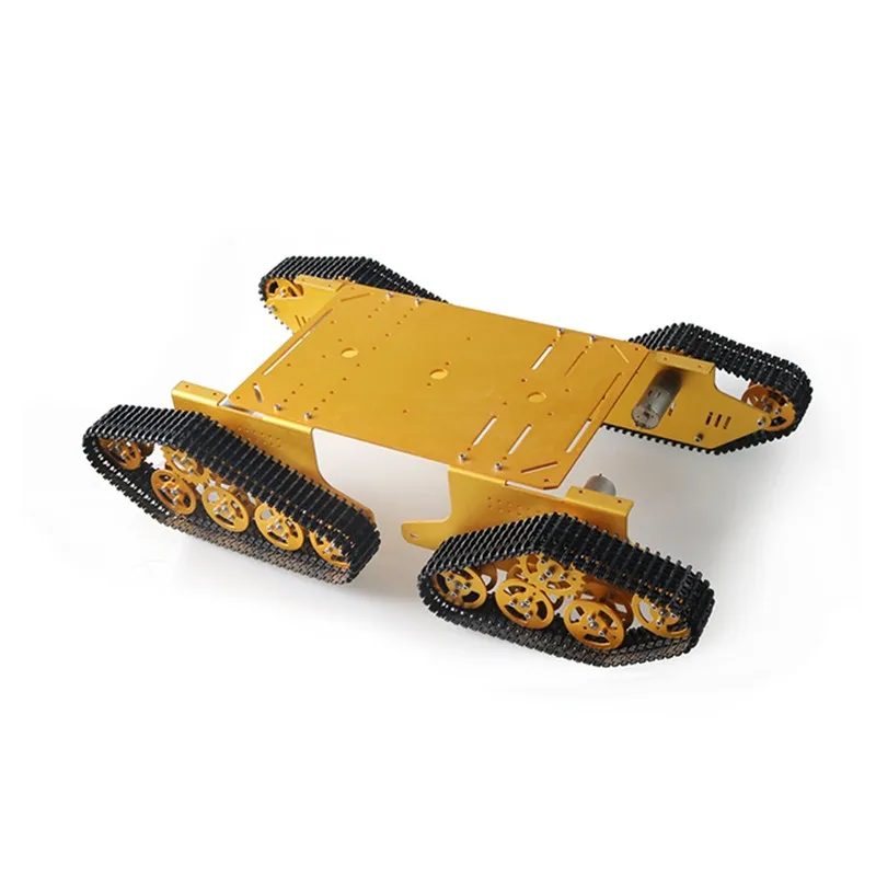 Металлическое шасси для танка DOIT T900 с Arduino 4 канальным двигателем постоянного